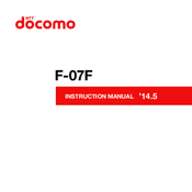 Fujitsu Docomo F-07F Instruction Manual