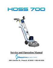 Sapphire Audio HOSS 700 Service And Operation Manual