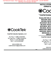 CookTek MWG3000 Installation And Owner's Manual