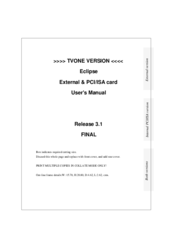 Tvone Eclipse CS-450 User Manual