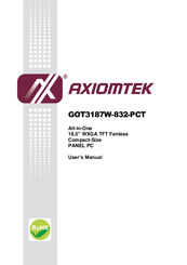 AXIOMTEK GOT3187W-832-PCT User Manual