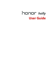 Huawei honor holly User Manual