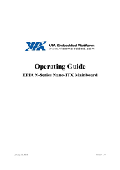 VIA Mainboard EPIA N-Series Operating Manual