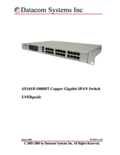 Datacom Systems 4X16SP-1000BT User Manual