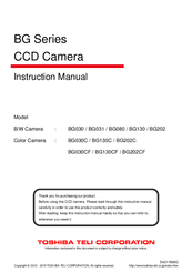 Toshiba teli BG030 Instruction Manual