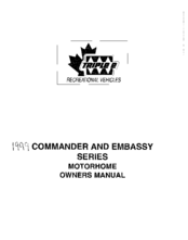 Triple E 1999 Commander Series Owner's Manual