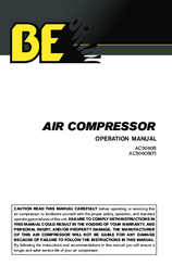 BE AC5060B Operation Manual