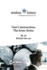 Widex INTEO IN-19 Instruction Manual