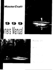 MasterCraft 1999 MariStar 210 Owner's Manual