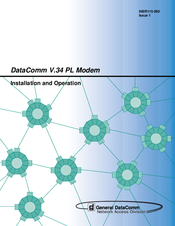 DataComm V.34 PL Operation Manual