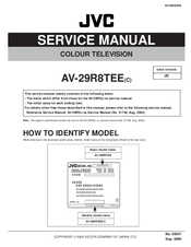 JVC AV-29R8TEE Service Manual