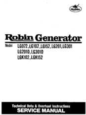 Robin LG072 Service Manual