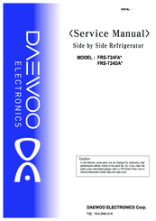 Daewoo Frs T24fa Series Manuals Manualslib