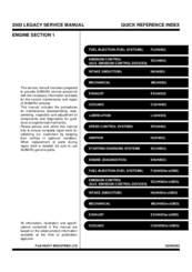 Subaru 2003 Legacy Service Manual