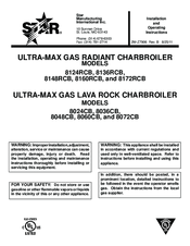 Star Ultra-Max 8172RCB Installation And Operating Instrictions