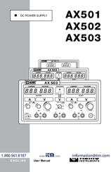 AEMC AX503 User Manual