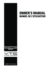 VTC Pro Audio Inception S4P YS1042 Owner's Manual
