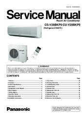 Panasonic CS-V28BKP5 Service Manual