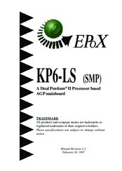 EPOX KP6-LS User Manual