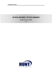 Hunt HVRM-HD400H User Manual