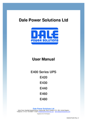 Dale Power Solutions E430 User Manual