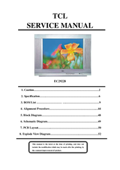 TCL EC29228 Service Manual