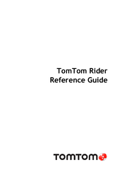 TomTom RIDER Reference Manual