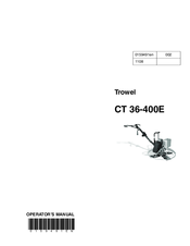 Wacker Neuson CT 36-400E Operator's Manual