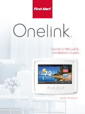 First Alert Onelink THERM-500 Owner's Manual & Installation Manual