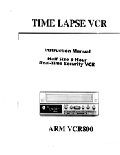 Arm Electronics VCR800 Instruction Manual