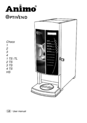 Animo OptiVend Choco User Manual