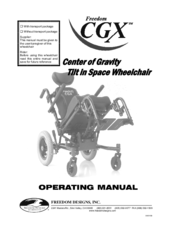 Freedom Designs CGX Operating Manual