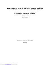 HP bh5700 User Manual