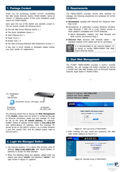 Planet FNSW-2400PS Quick Installation Manual