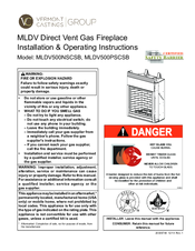 Vermont Castings MLDV500PSCSB Installation & Operating Instructions Manual