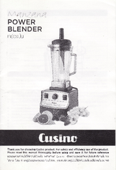 Cusino Manzana User Manual