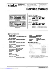 Clarion DRB4475R Service Manual