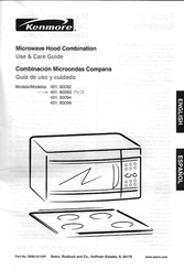 Kenmore 401.80099 Use & Care Gude