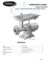 General SD-50 Operator's Manual