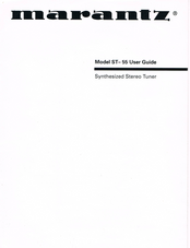 Marantz ST-55 User Manual