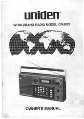 Uniden cr-2021 Owner's Manual