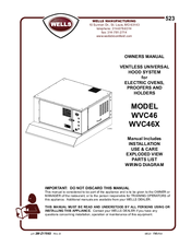 Wells WVC46X Owner's Manual