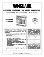 Vanguard VP1600TB Owner's Operation And Installation Manual