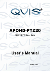 Qvis APOHD-PTZ20 User Manual