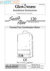 Glow-worm Swift flow 120 Installation Instructions Manual