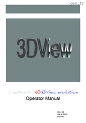 transvideo CineMonitorHD63DView evolution Operator's Manual