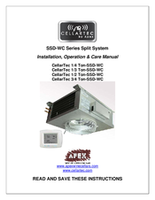 Apex Digital CellarTec 1/3 Ton-SSD-WC Installation, Operation & Care Manual