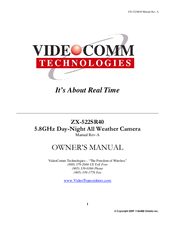 VideoComm Technologies ZX-522SR40 Owner's Manual