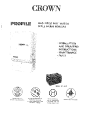 Crown PF-82 Installation And Operating Instructions Manual