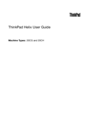 ThinkPad Helix 20CG User Manual